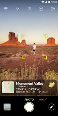 Timestamp Camera, Auto GPS Cam android App screenshot 7
